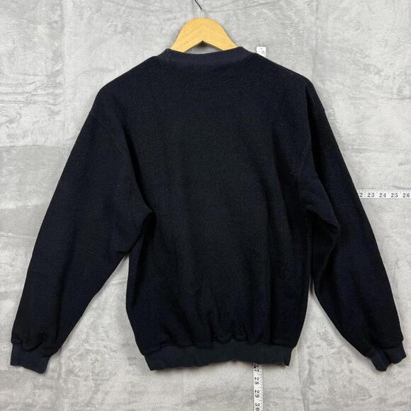 Disney Store Originals Crewneck Sweatshirt Thermal Embroidered Mickey Goofy Sz S - Picture 3 of 7